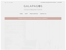Tablet Screenshot of galapagosdesigns.com